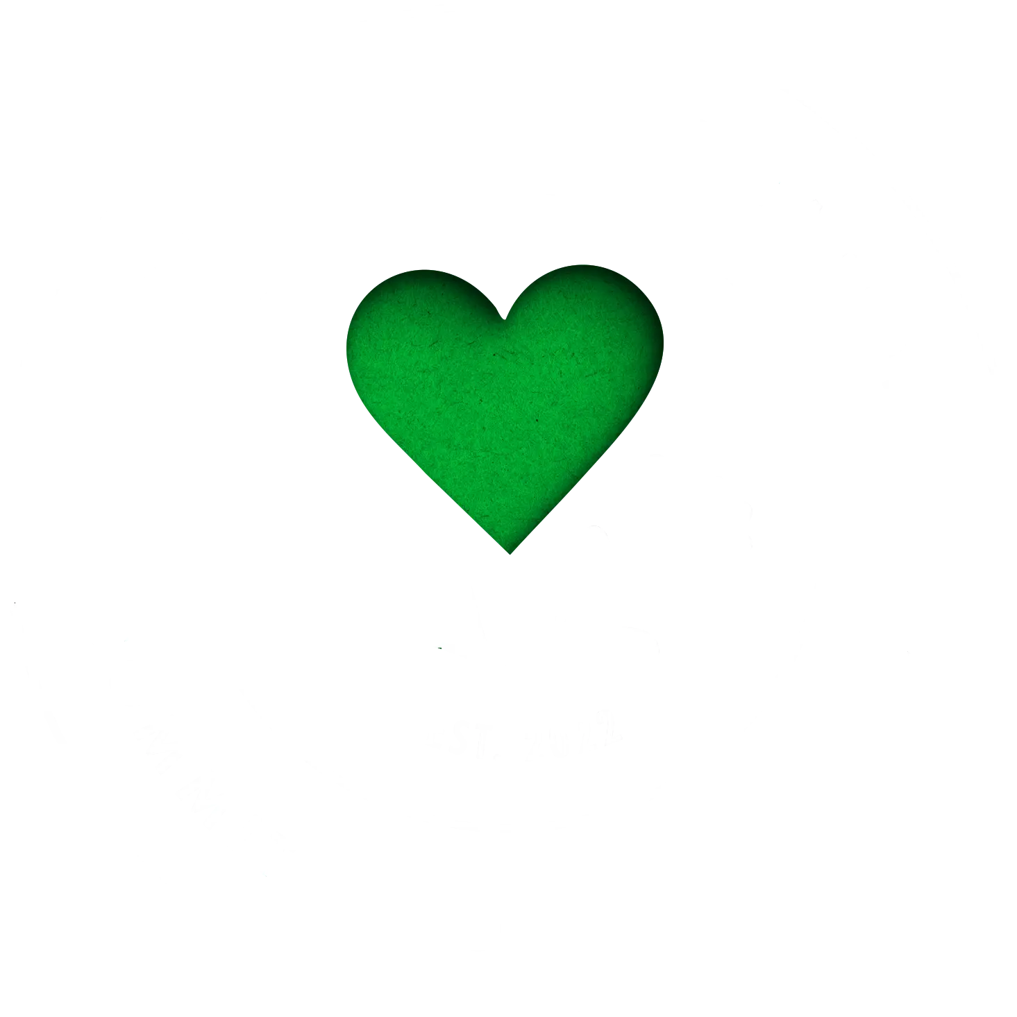 Women's Beautification Committee of Vero Beach - Green Heart Tribe Logo
